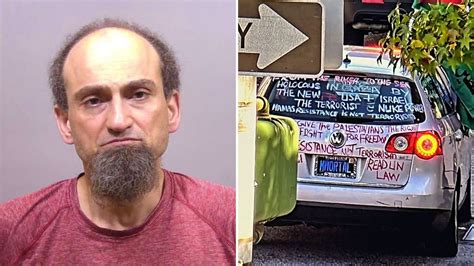 Driver of car covered in pro-Hamas writing illegally had gun blocks ...