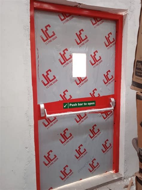 Gi Fireproof Fire Exit Door Powder Coated At Rs Piece In