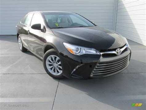 2015 Attitude Black Metallic Toyota Camry Le 105330420 Photo 21 Car Color