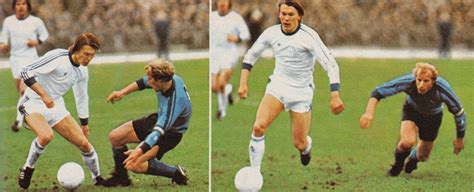 NAKED FOOTBALL Oleg Blokhin In Action Against Berti Vogts Dynamo