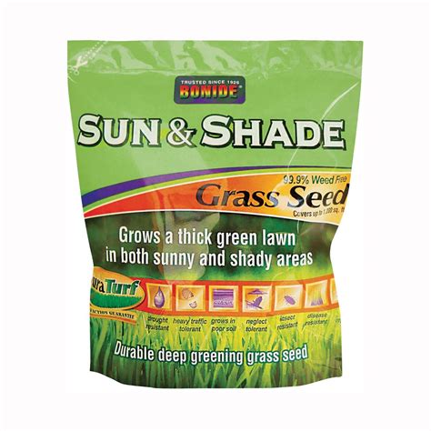 Bonide 60222 Sun And Shade Grass Seed 3 Lb Bag