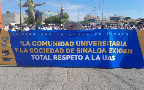 Comienzan la marcha en defensa de la autonomía de la UAS en Mazatlán