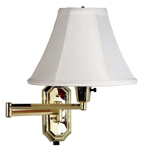 Nathaniel Polished Brass Wall Swing Arm Lamp From Kenroy 30130pb Coleman Furniture