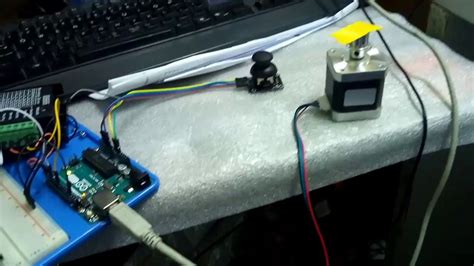 Arduino Tb6600 Nema Stepper Joystick Speed And Direction Control Youtube