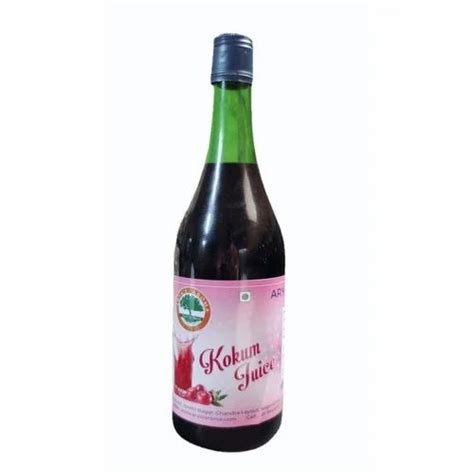 Arya S Aroma Red Organic Kokum Juice Packaging Size Ml Packaging