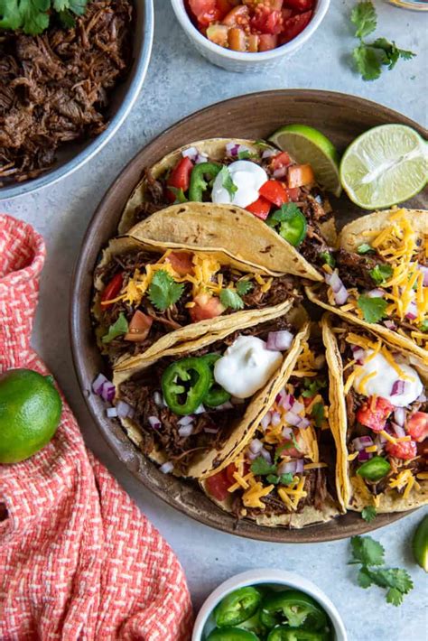 Shredded Beef Tacos Valerie S Kitchen