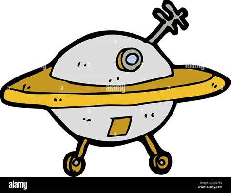 cartoon flying saucer Stock Vector Image & Art - Alamy