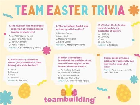 15 Fun Easter Team Building Activities For The Office