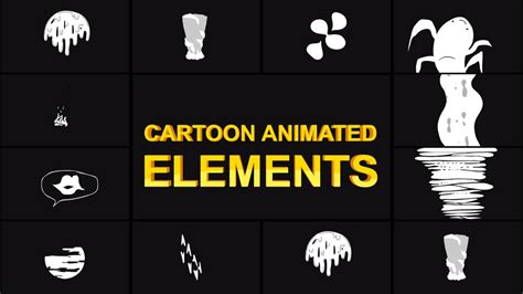 Cartoon Animated Elements - Buy 2D Game Assets for Developers - DevMyAsset