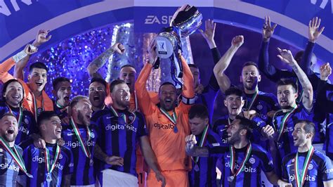 Football Le derby et le trophée l Inter Milan conserve la