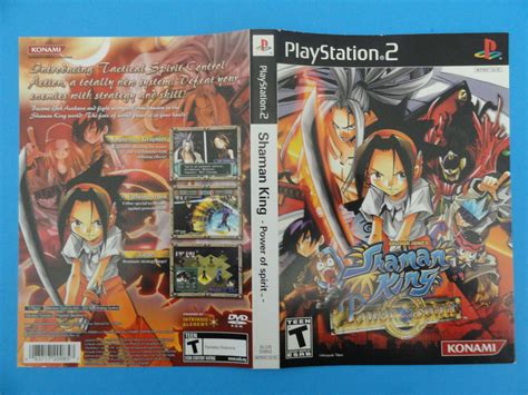 Playstation Shaman King Power Of Spirit Original Cover Art No Game