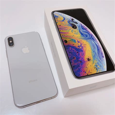 Iphone Xs Silver 256 Gb Softbank メルカリ