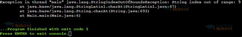 Java String Charat Method With Examples First Code School