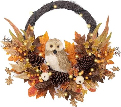 Amazon Valery Madelyn Collapsible Fall Wreath For Front Door