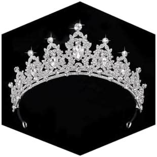 Amazon Sh Metal Tiaras And Crowns For Women Crystal Wedding