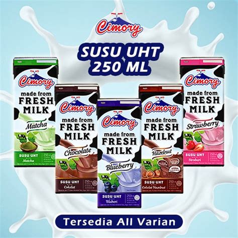 Jual Cimory Susu Uht Milk All Varian Ml Strawberry Kota Medan