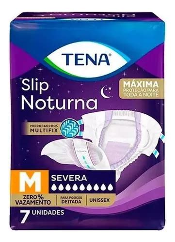 Fralda Geriátrica Tena Slip Noturna Tamanho M 7 Unidades MercadoLivre