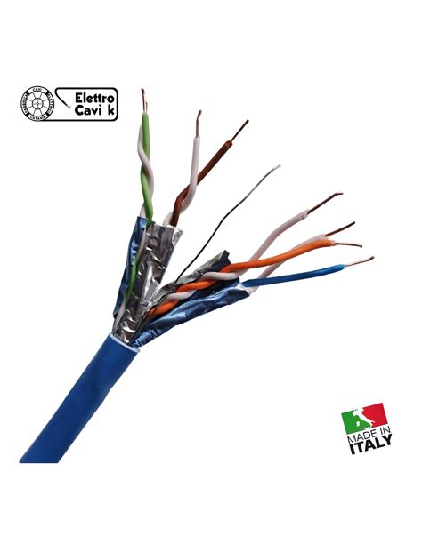 CAVO FTP CAT 6 IN RAME SCHERMATO PROFESSIONALE CAVO DI RETE DRAKA UC400