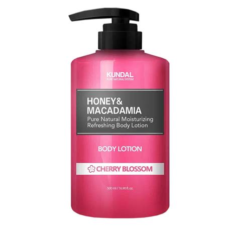 Kundal Honey And Macadamia Pure Body Lotion Cherry Blossom 500 Ml Duty