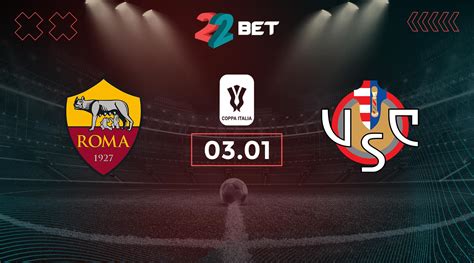 As Roma Vs Us Cremonese Prediction Coppa Italia Match