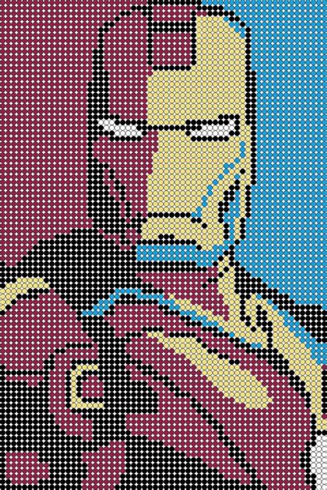 Iron Man Pixel Art Hard