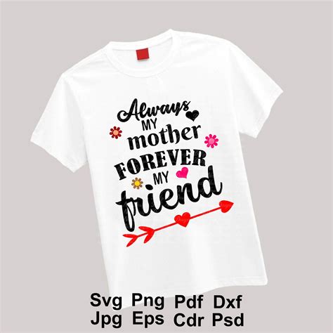 Always My Mother Forever My Friend Svg Mom Svg Mother Svg Etsy