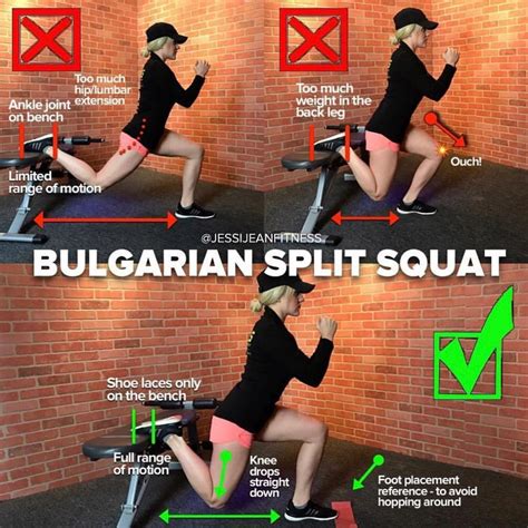 How To Bulgarian Split Squat Exercise Videos And Guides