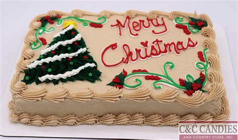 Christmas Tree Sheet Cake Candc Candies