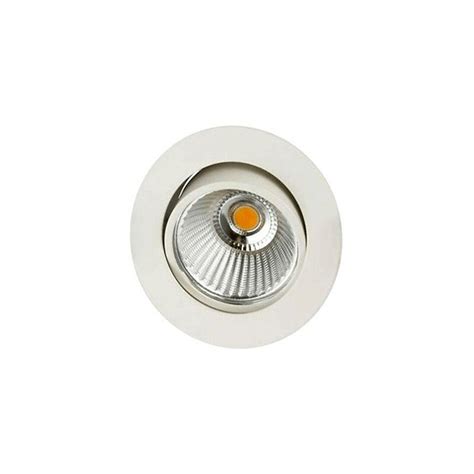 Spot Encastré Rond Al1014rd Led 4000k Blanc Mat Bricorama