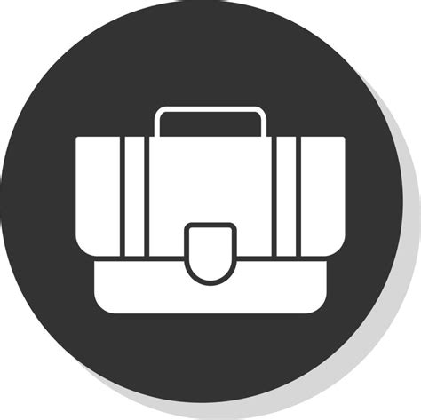 Briefcase Glyph Grey Circle Icon 42710404 Vector Art At Vecteezy