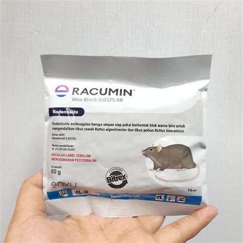 Jual Racumin Wax Block Gram Bayer Umpan Racun Basmi Pembasmi Tikus