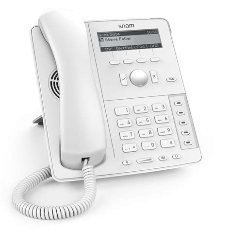 Snom D715 - Белый IP телефон, 4 SIP линии, Ethernet-порт, USB порт для ...