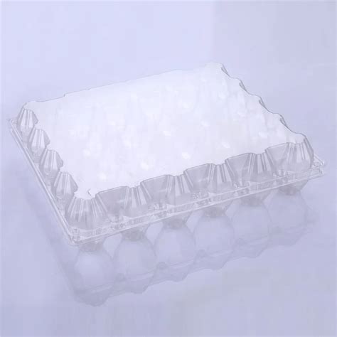 Cell Plastic Egg Tray Packaging For Chicken Egg Clear Egg Tray