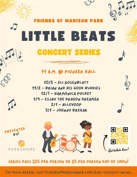 Little Beats Kids Concert Series — Friends Of Madison Park