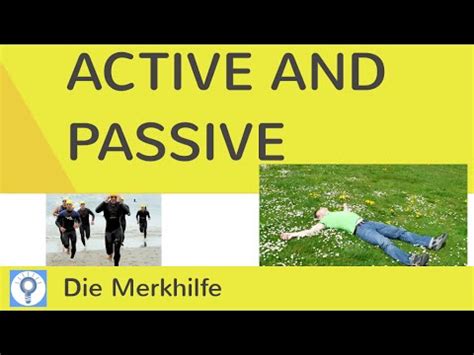 Aktiv Und Passiv Im Englischen Active Or Passive Englischgrammatik