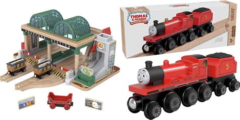 Buy Thomas & Friends Wooden Railway Knapford Station Passenger Pickup ...