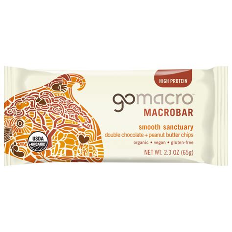 Save On Gomacro Organic Gluten Free Double Chocolate Pb Chips G