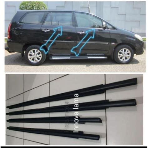 Jual Pelipit Kaca Luar Water Strip Kaca Toyota Innova 2006 2015