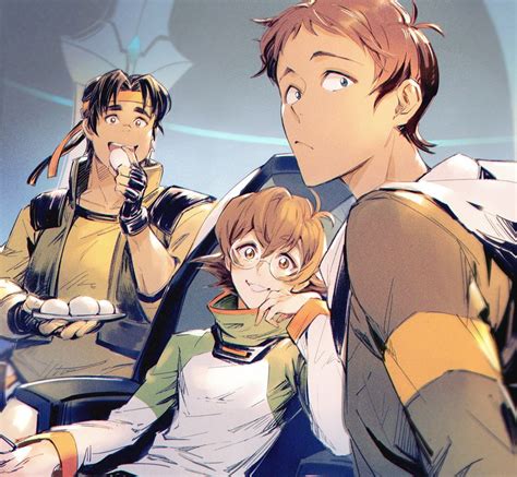 Pidge Gunderson Lance And Hunk Voltron And 1 More Drawn By Bomssp