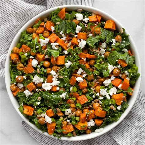 Kale Sweet Potato Salad With Crispy Chickpeas Last Ingredient