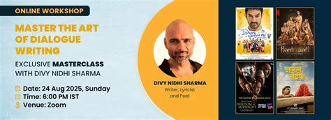 dialogue writing workshop   divy nidhi sharma  aug