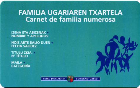 Carnet De Familia NumerosaHirukide Hirukide