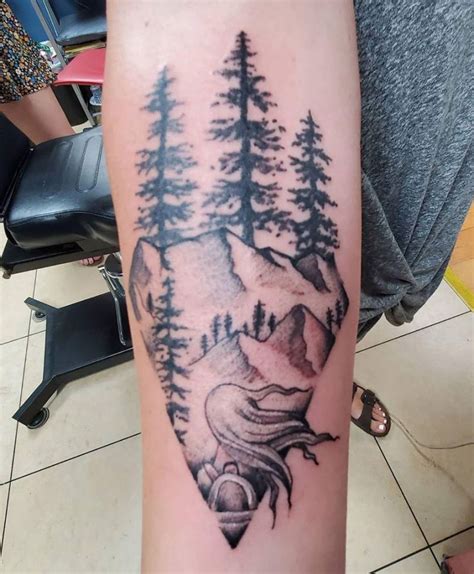 Pretty Hiking Tattoos Inspire You To Go Hiking Style VP Page 10