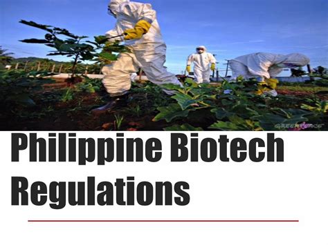 Pdf Philippine Biotech Regulations · 4182018