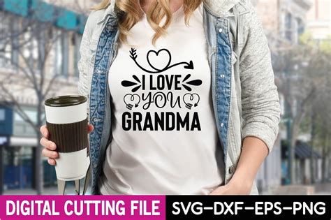 I Love You Grandma Svg Graphic By Svg Design Shop · Creative Fabrica