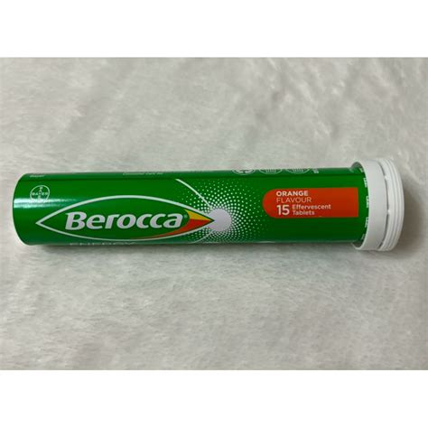 澳洲版 拜維佳 Berocca 維他命b群 發泡錠 維他命發泡錠 柳橙口味 15錠條 無盒裝 效期20250125 蝦皮購物