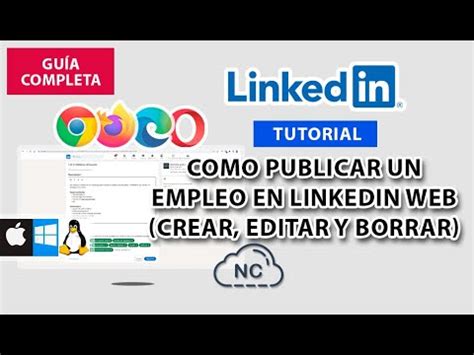 COMO PUBLICAR UN EMPLEO EN LINKEDIN WEB GUÍA COMPLETA YouTube