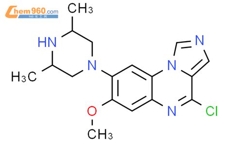 500205 95 8 Imidazo 1 5 A Quinoxaline 4 Chloro 8 3 5 Dimethyl 1