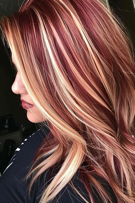 35 Stunning Red Hair With Blonde Highlights Combos To Try This Year
