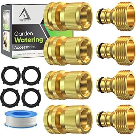 Amazon SHOWNEW Garden Hose Quick Connect Solid Brass Quick